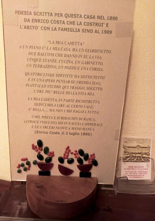 B&B Le Finestre Su Via Cavour Sassari Buitenkant foto